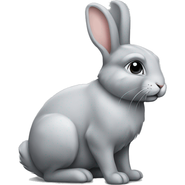 rabbit gray emoji