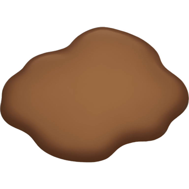 Brown puddle emoji