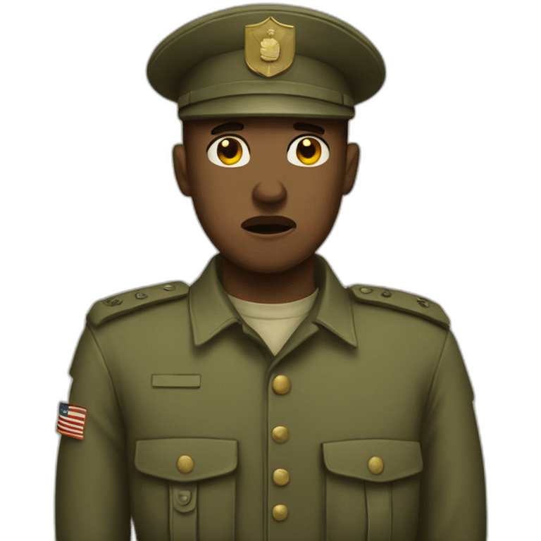 traumatized soldier emoji