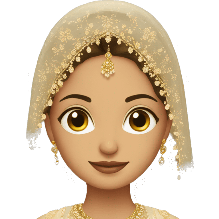 emoji of a pakistani bride emoji