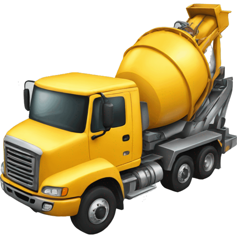 Truck mixer emoji