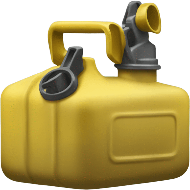 front image of yellow jerry can emoji