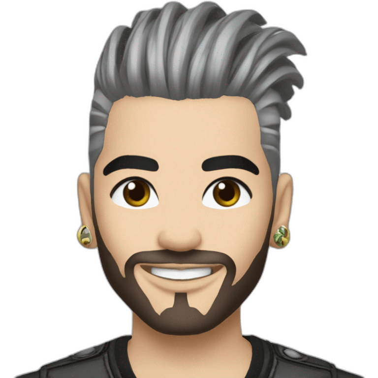 Bill Kaulitz hair spray emoji