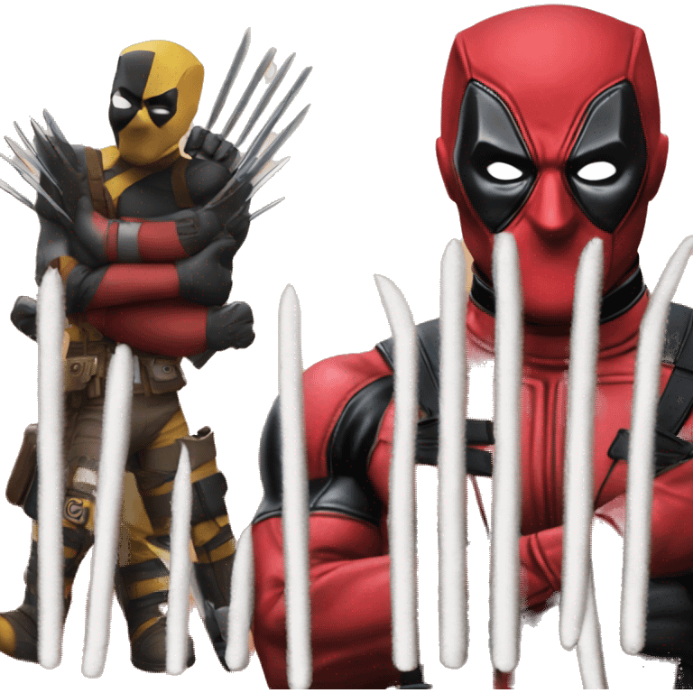 Deadpool wolverine emoji