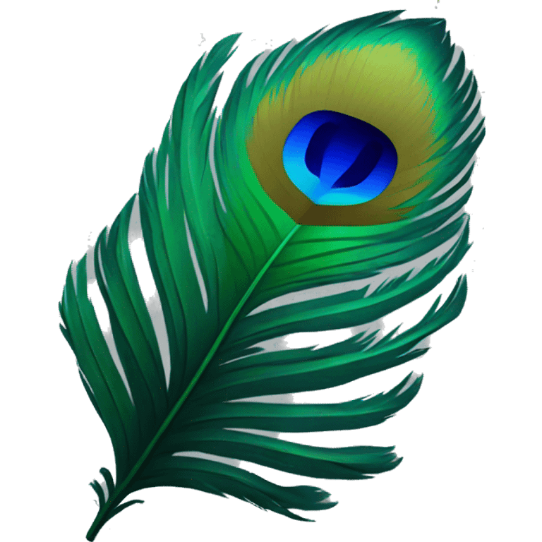 Peacock feather emoji  emoji