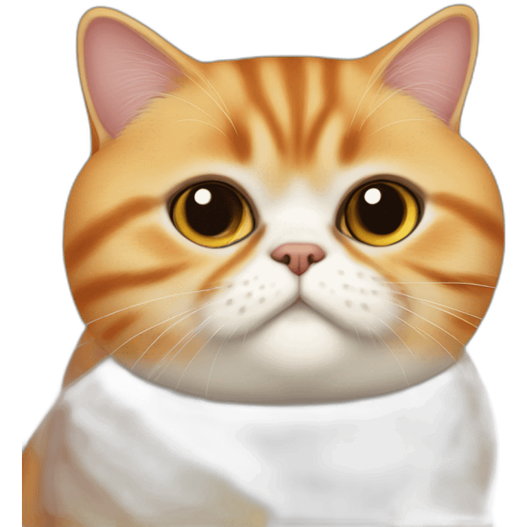 Exotic-shorthair-orange-cat emoji