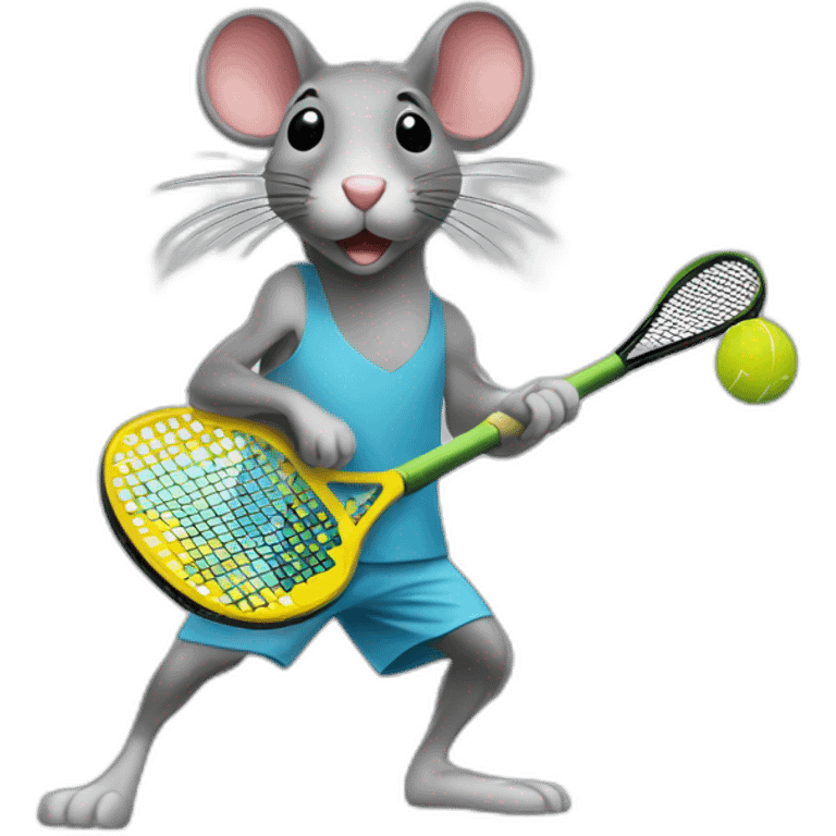 pickleball-mall-rat emoji