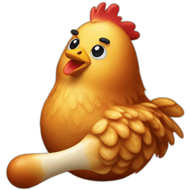 chicken drumstick emoji