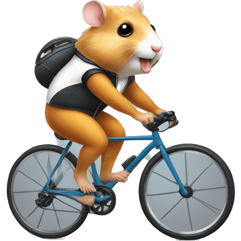 hamster cyclist emoji