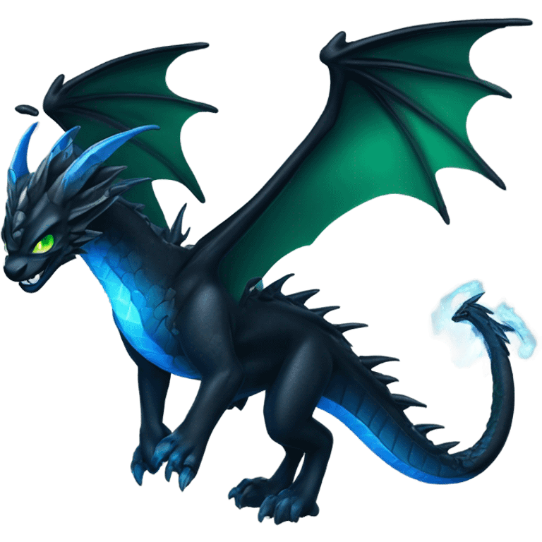 Onyx storm plus dragon flying emoji