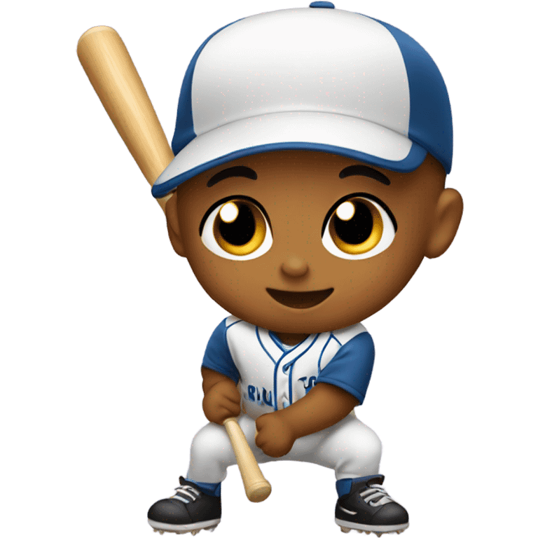 Baby playing baseball emoji