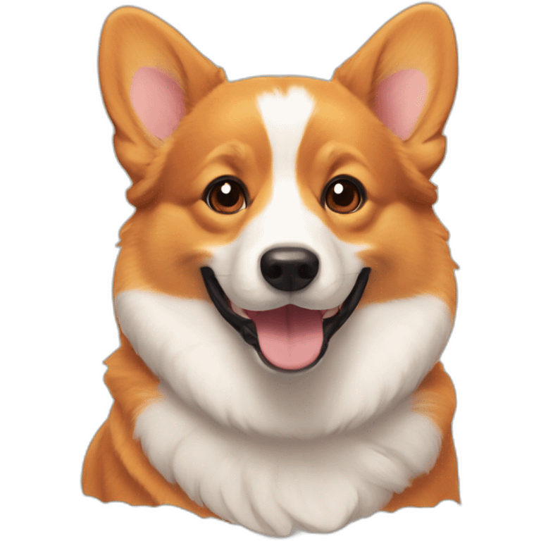 Orange Corgi emoji