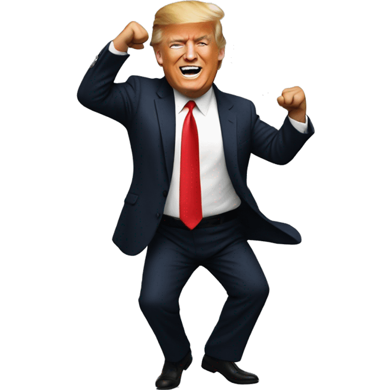 Trump dancing  emoji