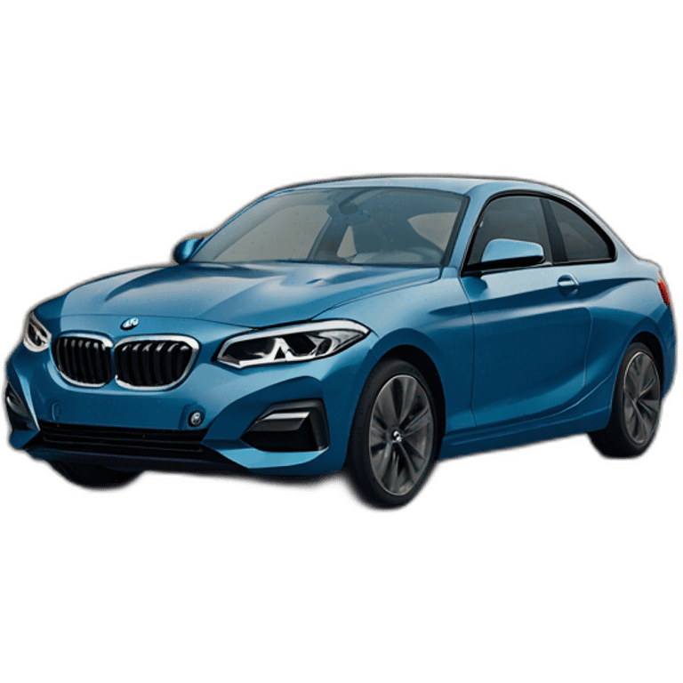 bmw 220i 2022 blue dark emoji