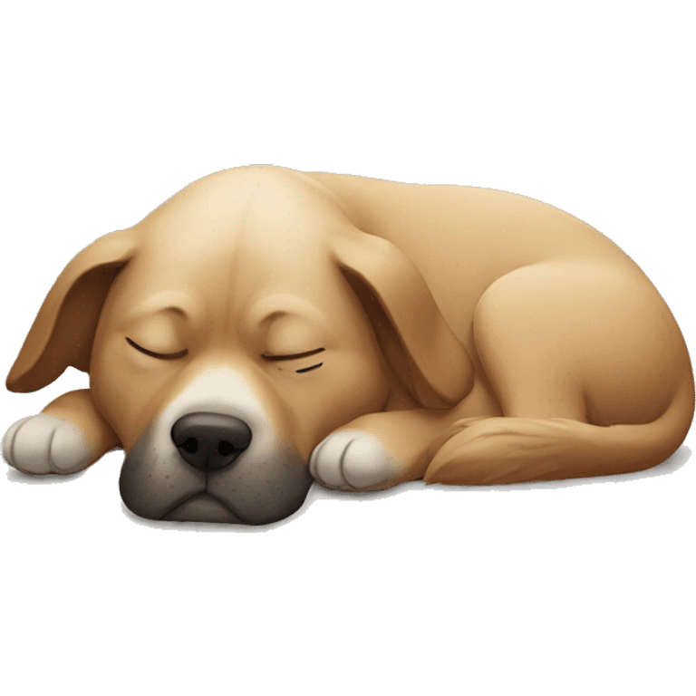 sleeping dog emoji