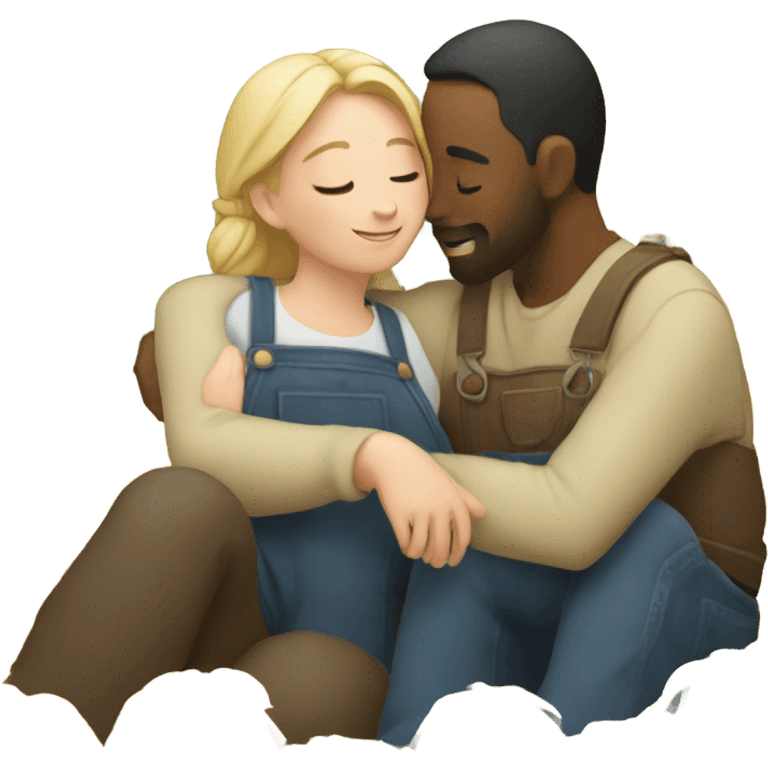 lovers on farm emoji