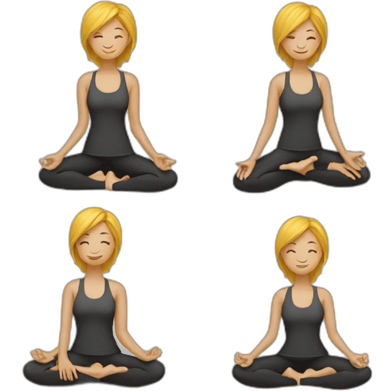 Designer yoga teacher  emoji