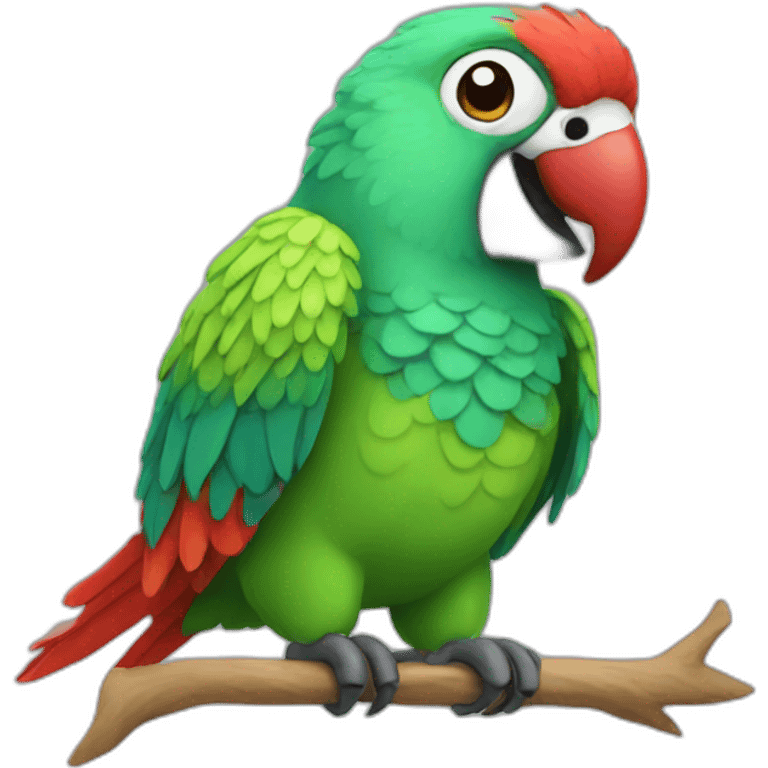 awesome parrot emoji