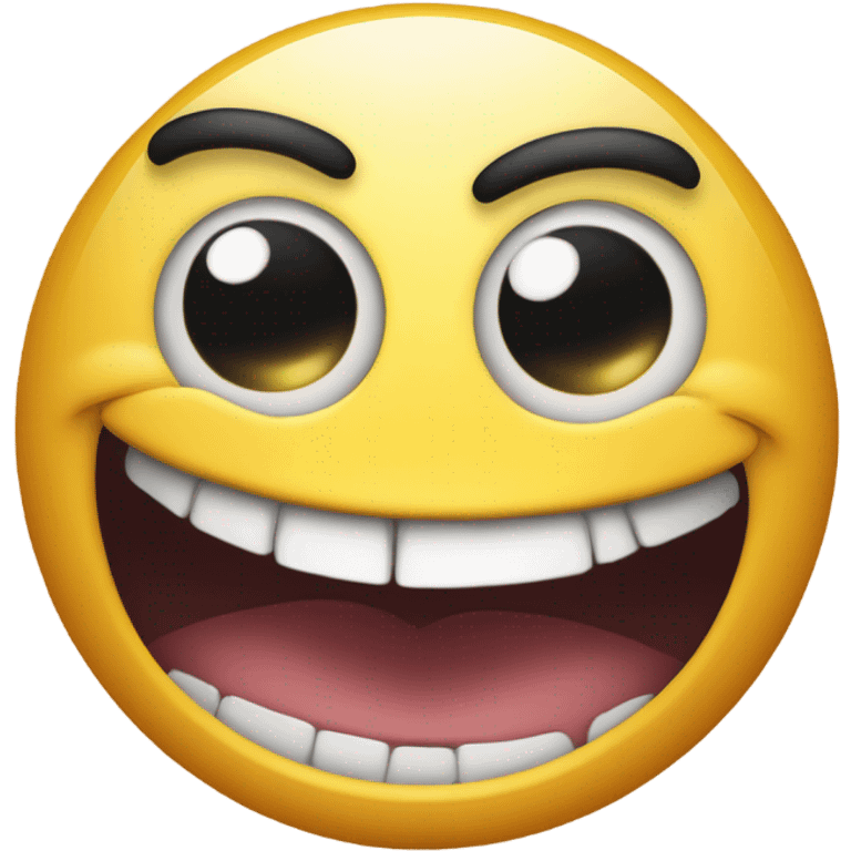 Create a smiling eye twitch emoji emoji