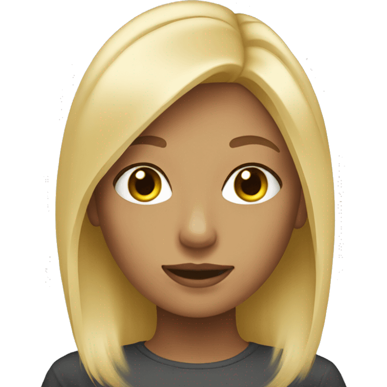 Two girl blonde hair  emoji