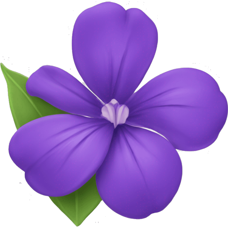 violet flower emoji