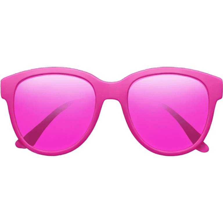 Pink sunglasses  emoji