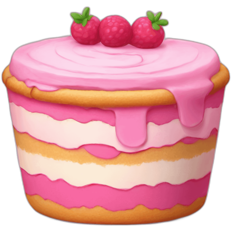 pies of pink cake emoji