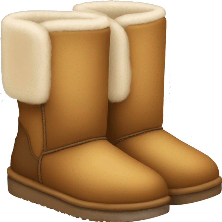 Uggs but from the top view emoji