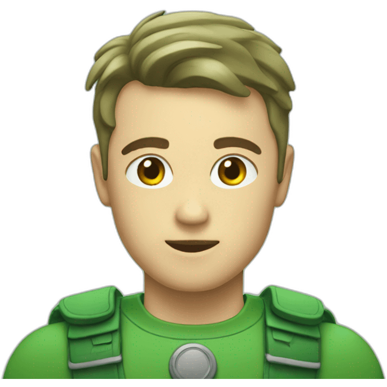 green badge emoji