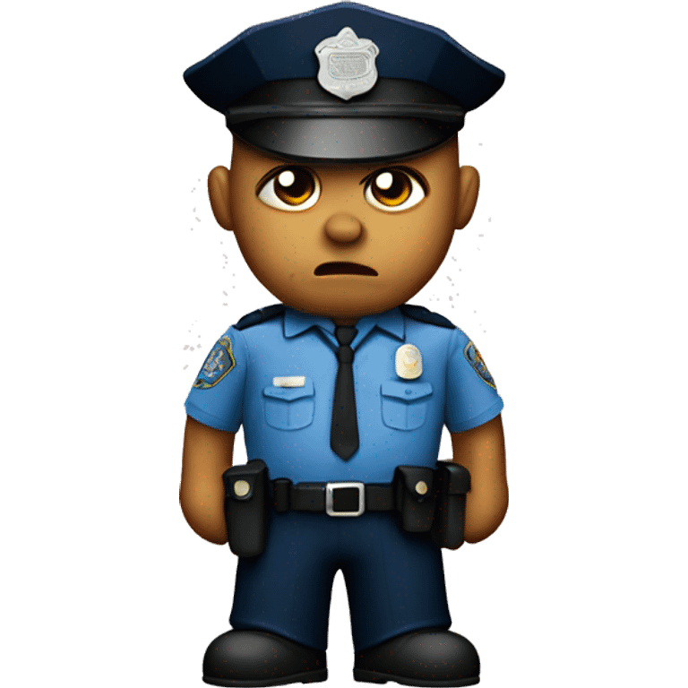 angry police officer emoji