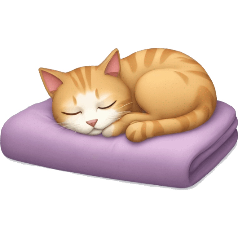 a cat sleep emoji