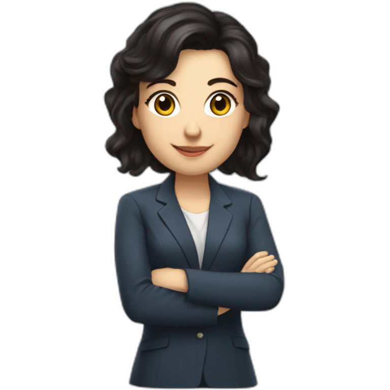 marina revtovich future QA spesialist with dark hair emoji