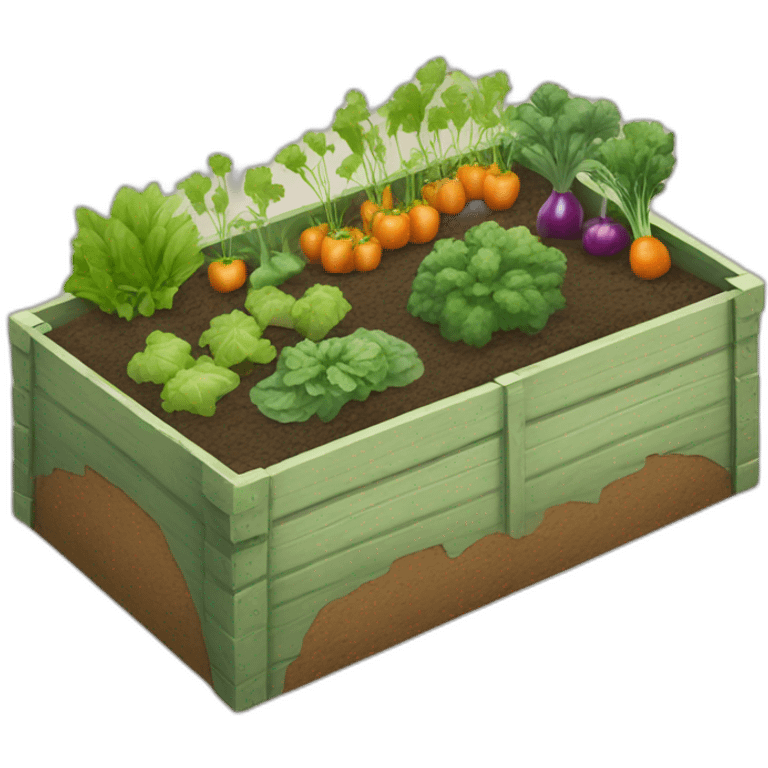 Box Vegetable Garden emoji