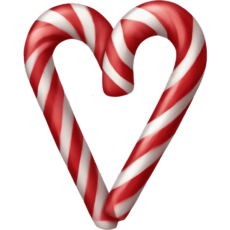 Candy cane heart emoji