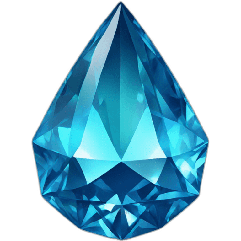 Blue brilliant diamond emoji