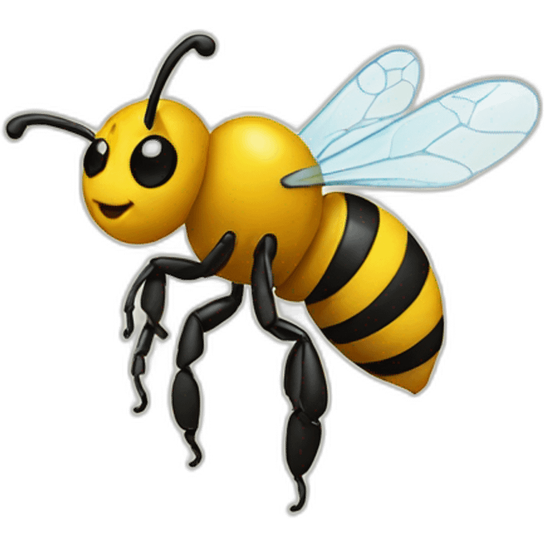 bee doing science  emoji