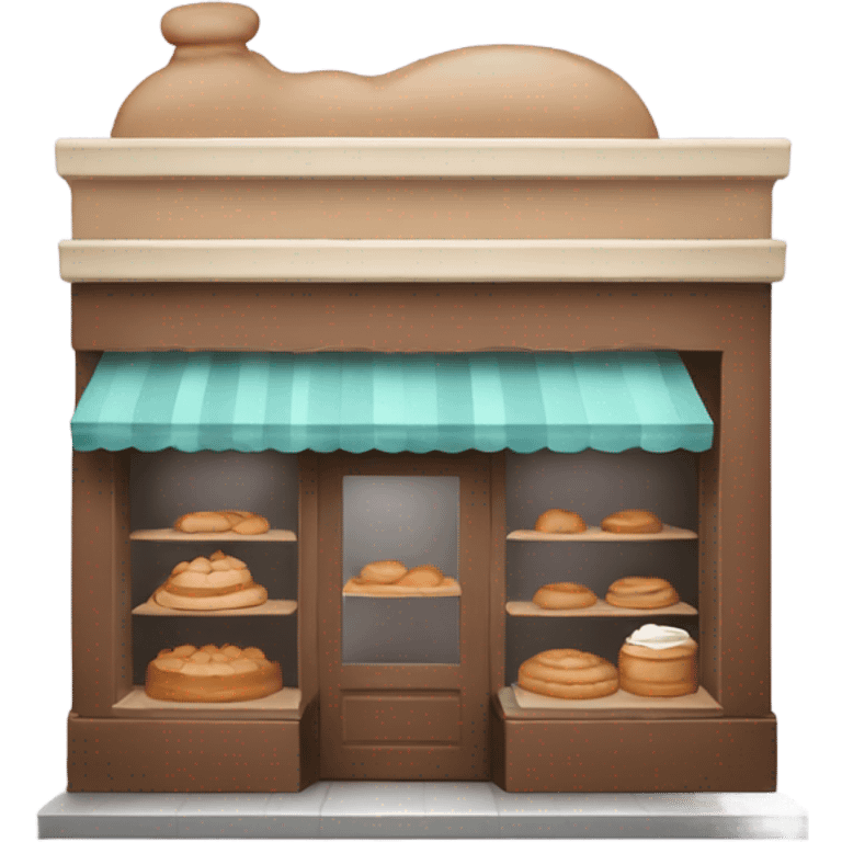 Brown Bakery store/ cake shop  emoji