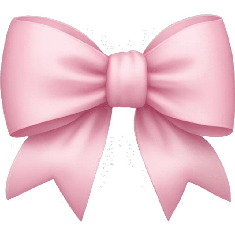 Light pink bow emoji