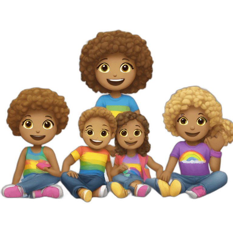 Rainbow pride children’s playgroup  emoji