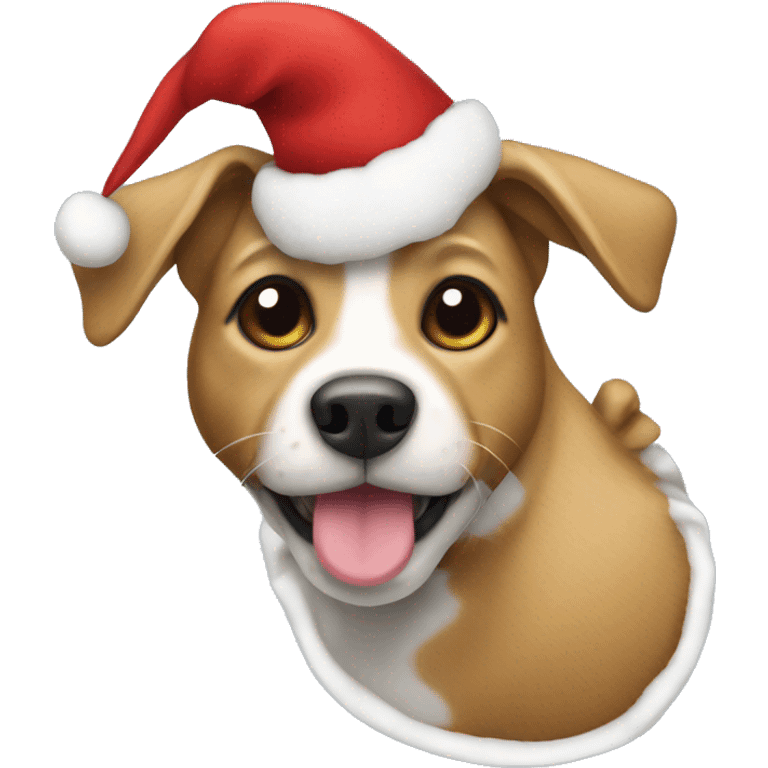 dog in a stocking emoji