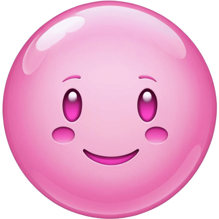 Pink iOS emoji bubble emoji