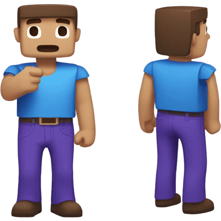 minecraft steve emoji