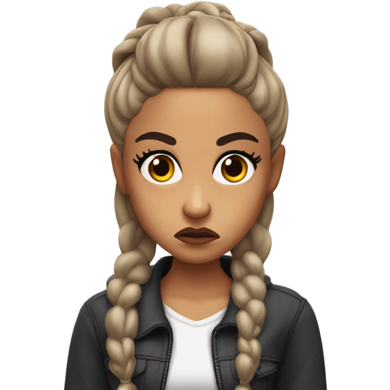 Ariana grande angry  emoji