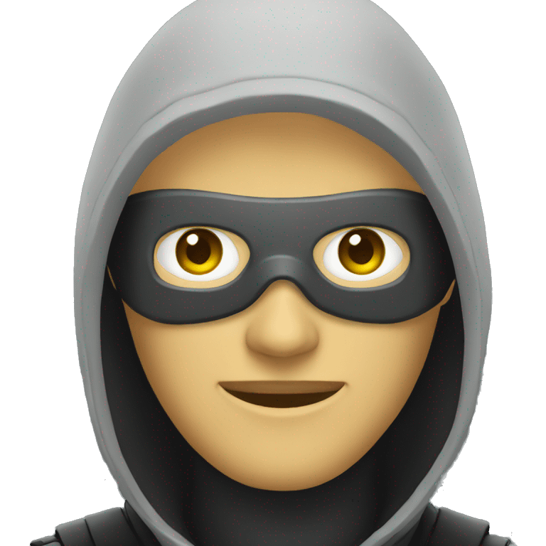 Masked vigilante emoji