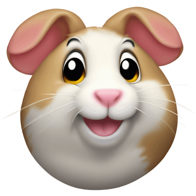 Goofy hamster potato gooner emoji