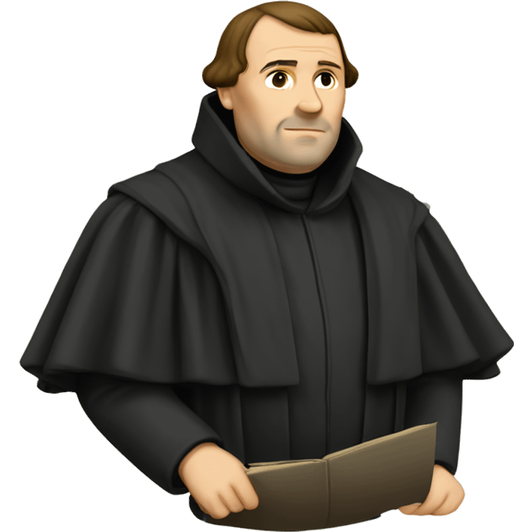 Martin Luther Germany writng emoji