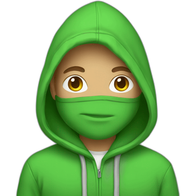 Green hoodie emoji