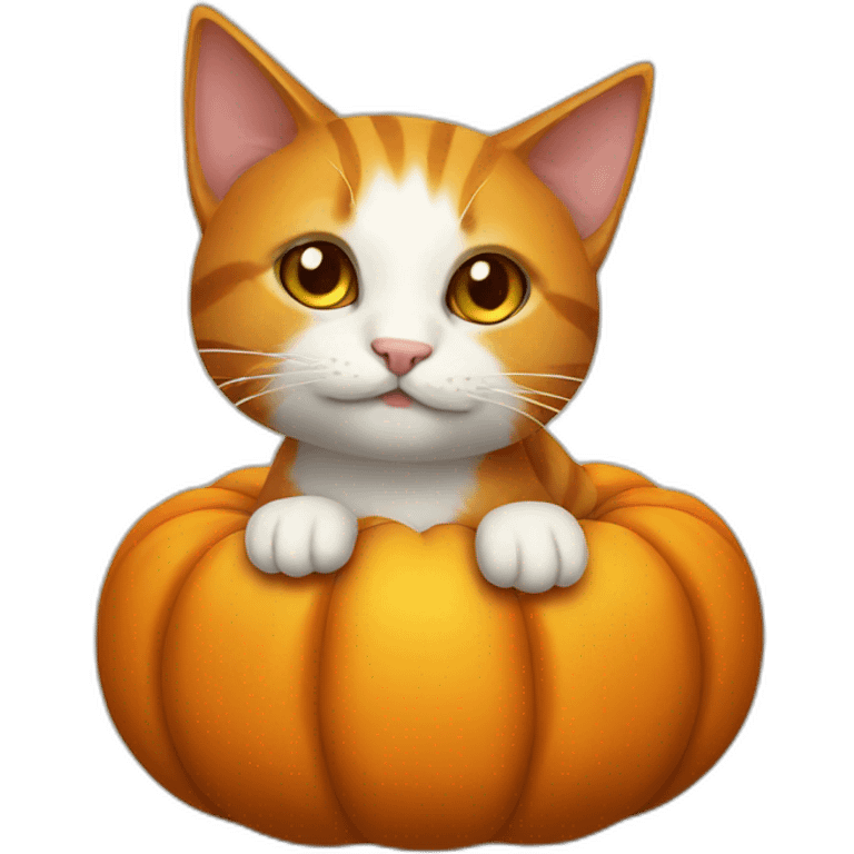 pumpkin cat emoji