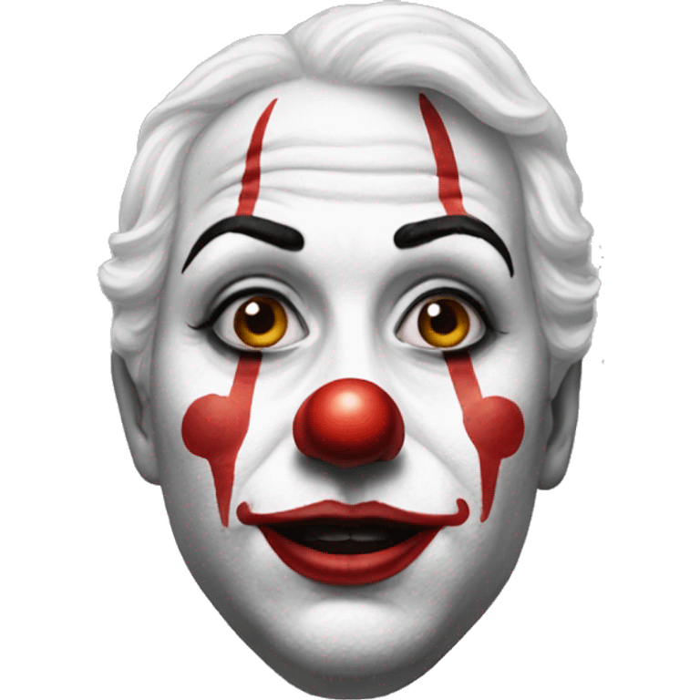 clown makeup emoji