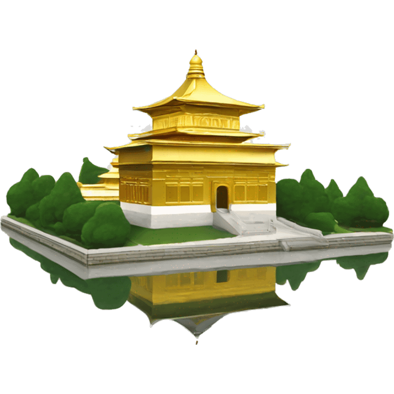 golden temple with big round pointy dome emoji